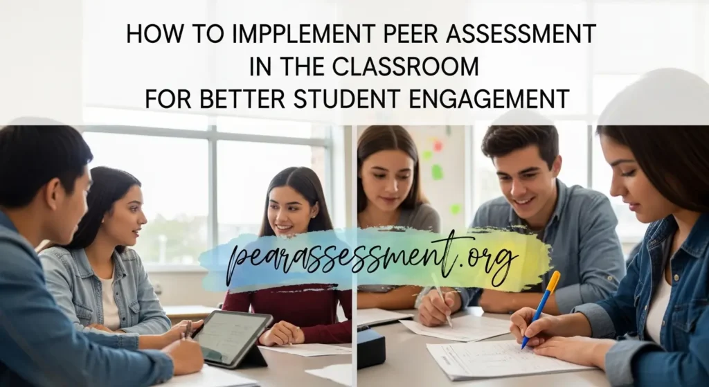 How to Implement Peer Assessment in the Classroom