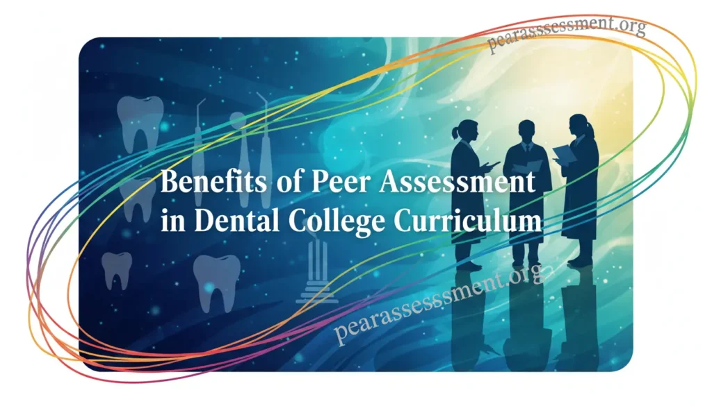 Benefits of Peer Assessment in Dental College Curriculum