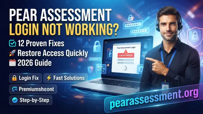 Pear Assessment Login Not Working
